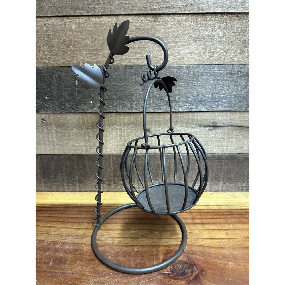 Yankee Candle Bronze Hanging Pumpkin Candle Holder